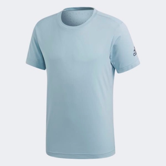 LAST ONE!! New Adidas Mens Freelift Climachill Tee Light Blue Size Medium - Picture 6 of 14